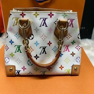 Louis Vuitton Takashi Murakami Audra Top Handle Bag
